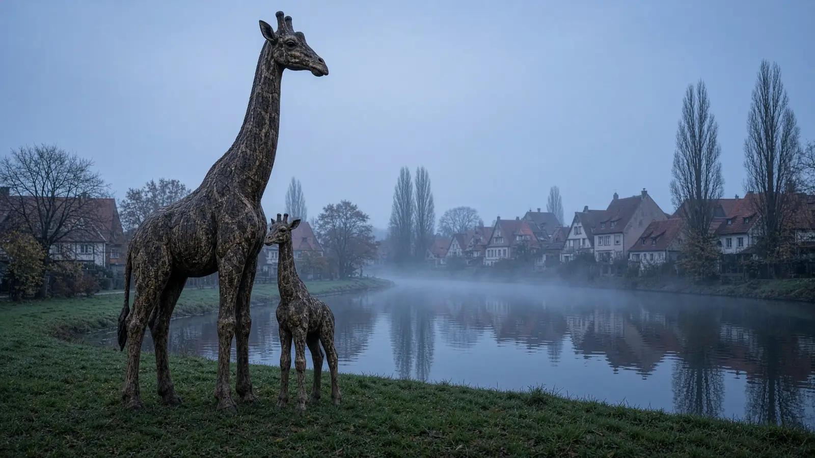 Girafe Family, La savane se pavane